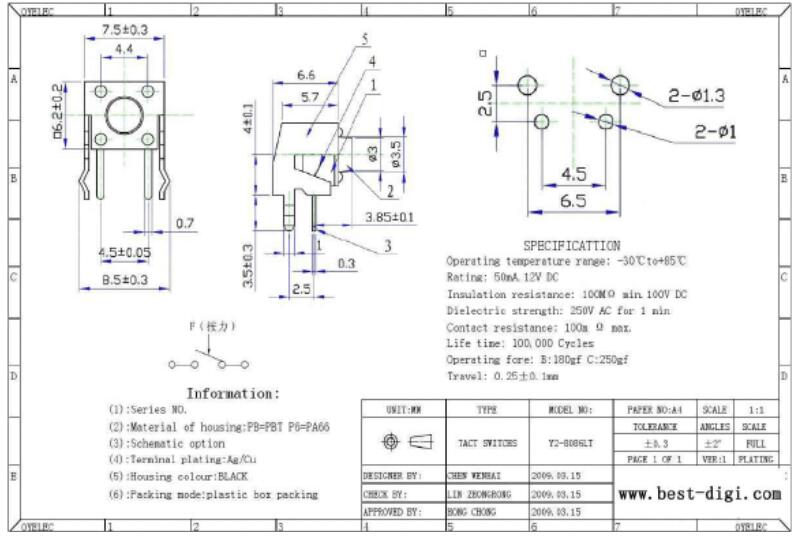 輕觸開(kāi)關(guān)工作原理解析